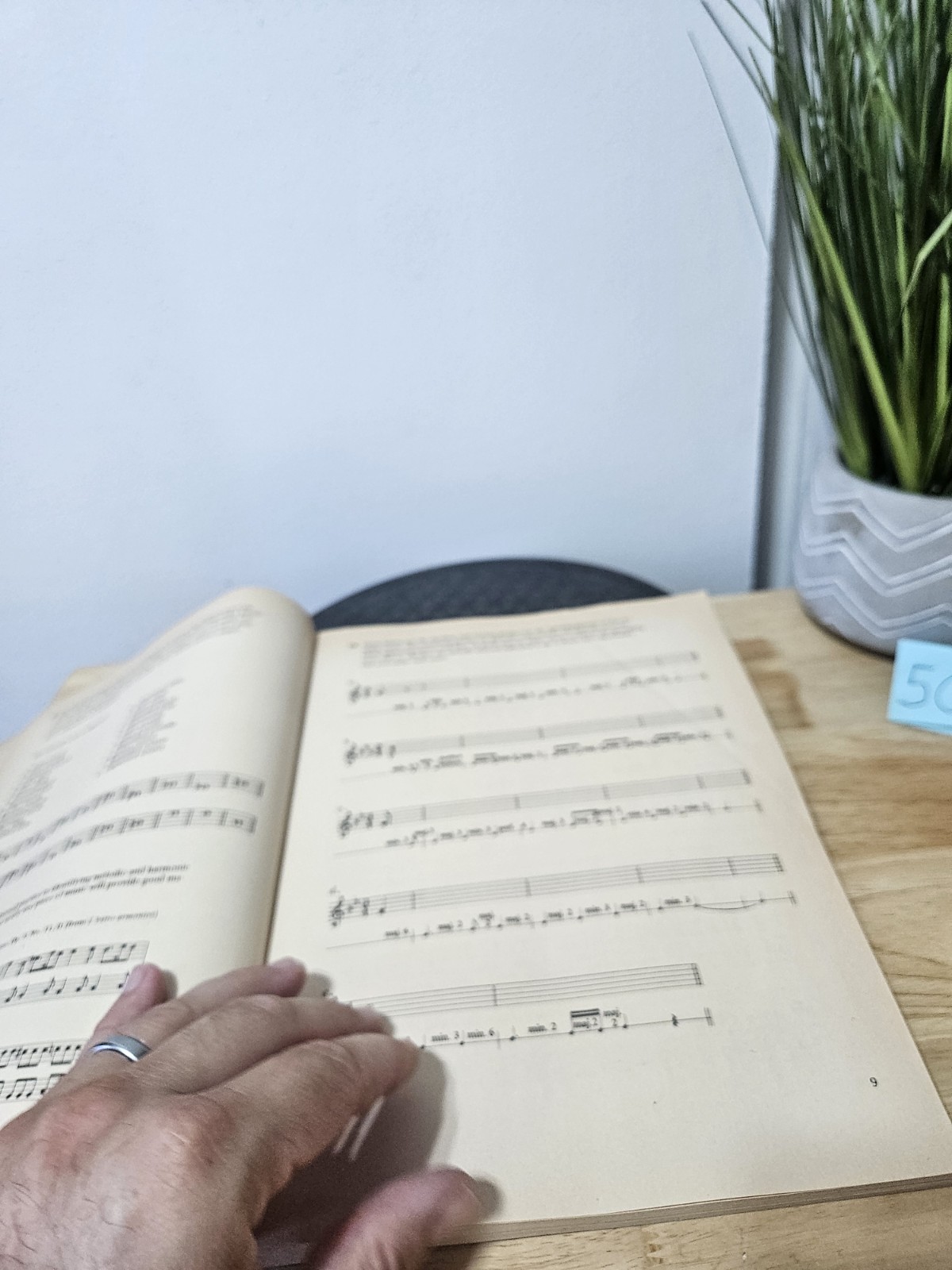 Workbook : For Piston/DeVoto Harmony by Arthur Jannery 1979 MARKS AS SEEN