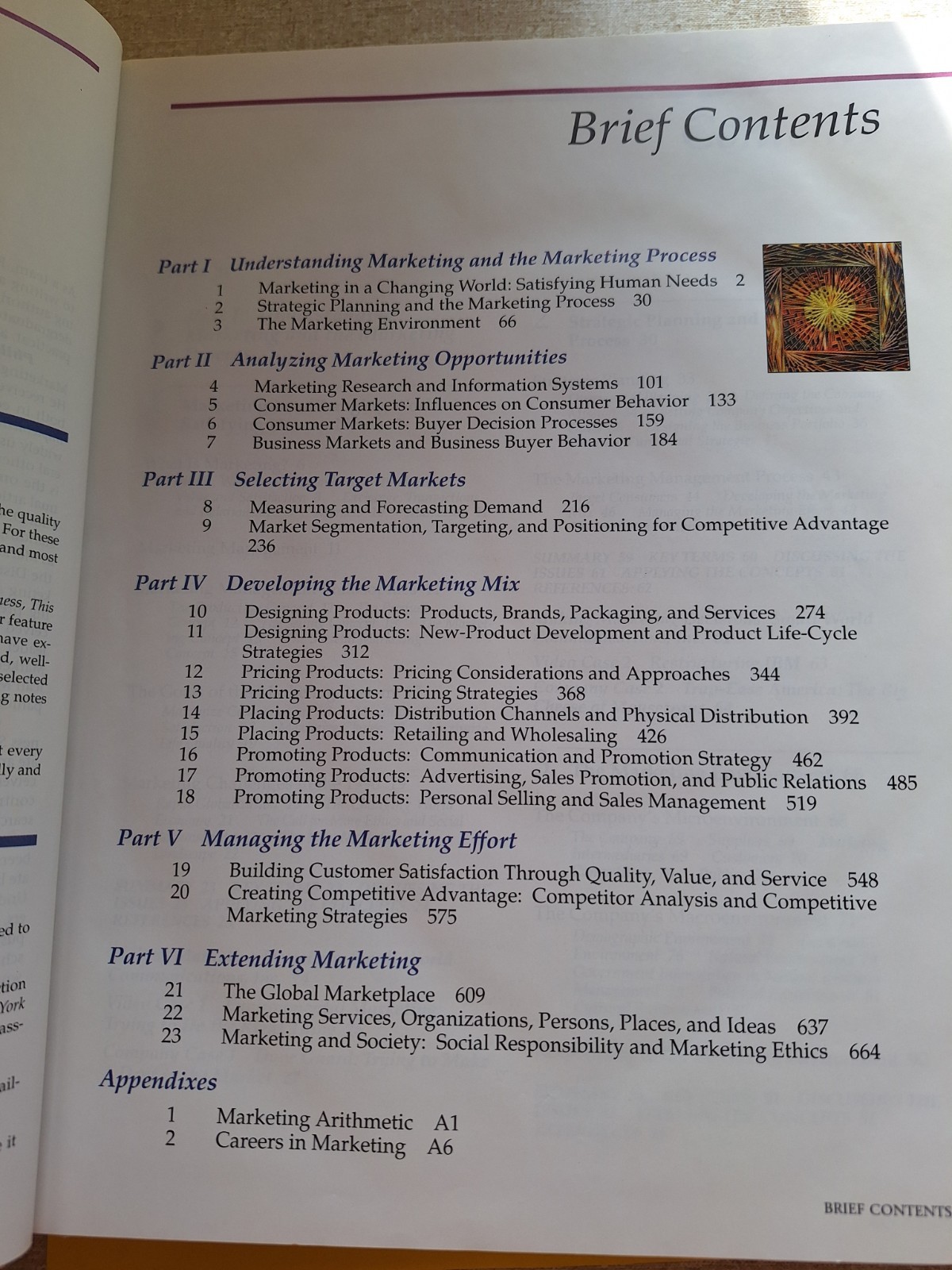 Principles Of Marketing Vintage Textbook