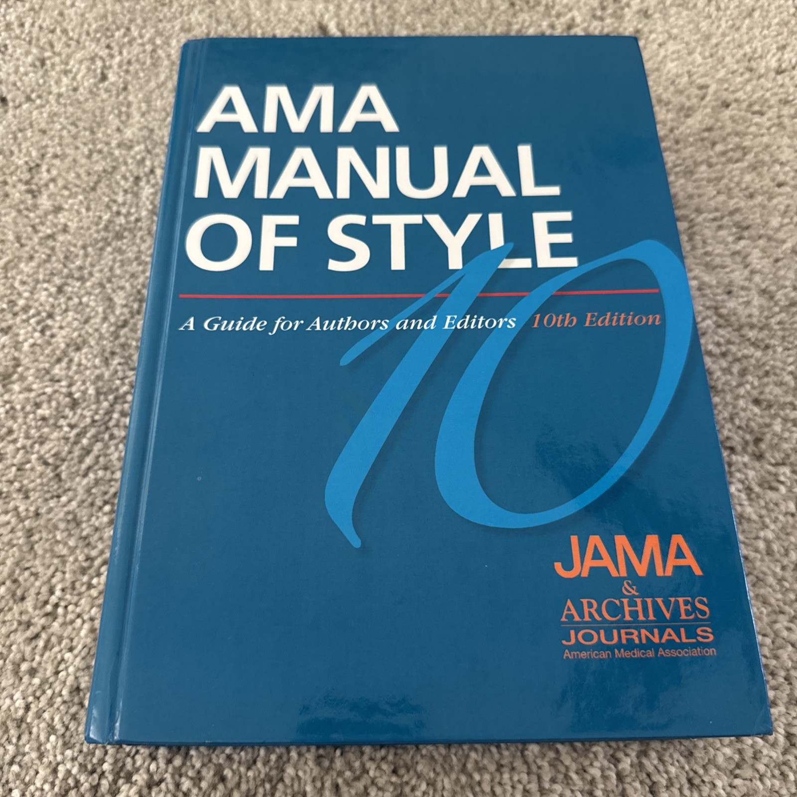 Oxford AMA Manual of Style 10th Edition Hardcover by JAMA Network Editors