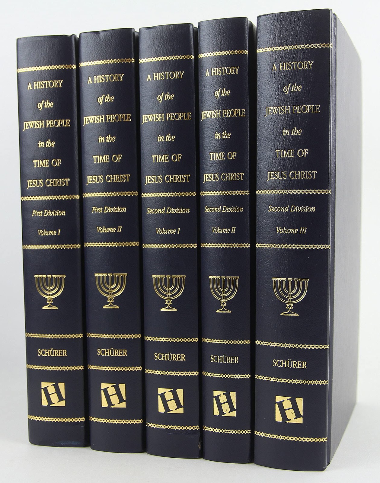 A HISTORY OF THE JEWISH PEOPLE IN THE TIME OF JESUS CHRIST (5 VOLUM… Emil Schu