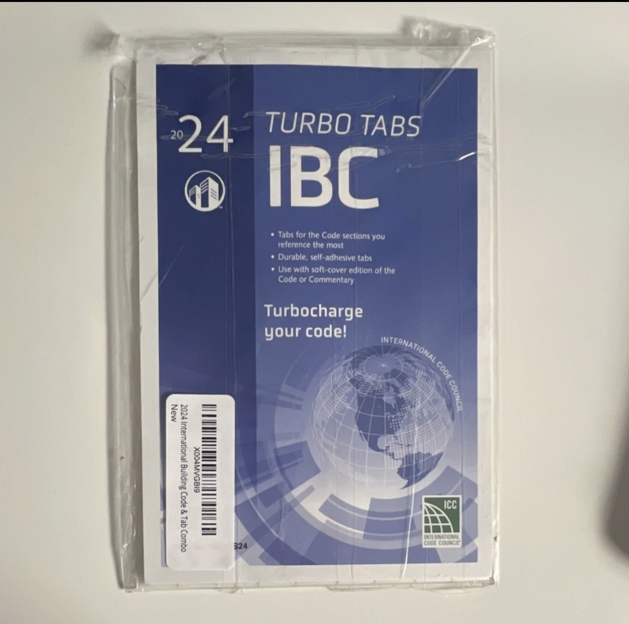 ICC 2024 International Building Code Paperback with 2024 IBC Turbo Tabs