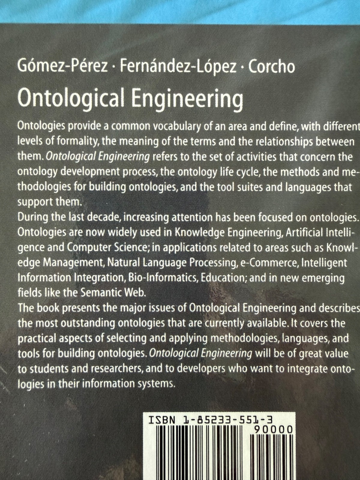 ONTOLOGICAL ENGINEERING