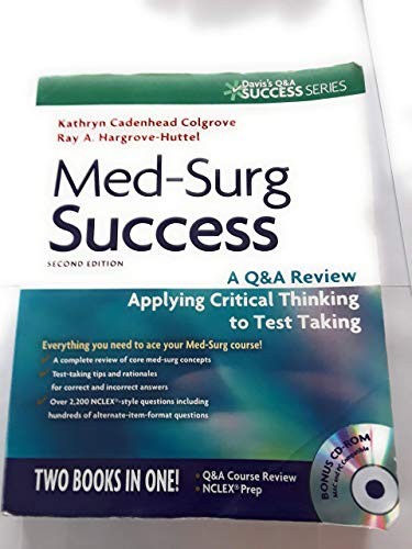 Med-Surg Success: A Q&A Review Appl…, Hargrove-Huttel
