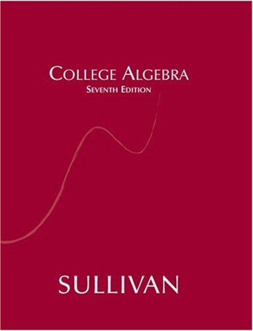 College Algebra Hardcover Michael, III Sullivan