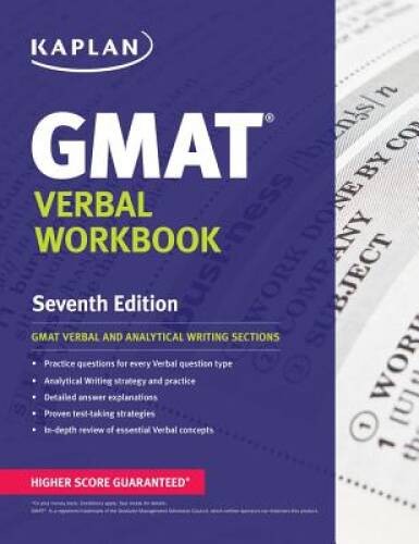 Kaplan GMAT Verbal Workbook (Kaplan Test Prep) – Paperback By Kaplan – GOOD