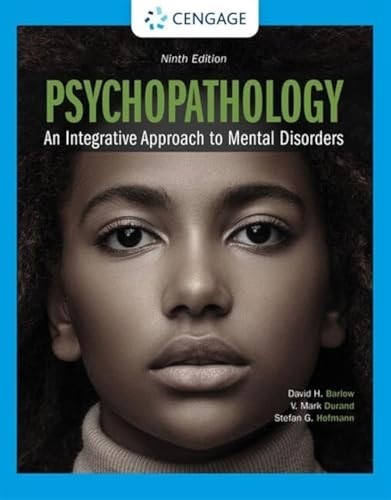 Psychopathology: An Integrative Approa…, David Barlow