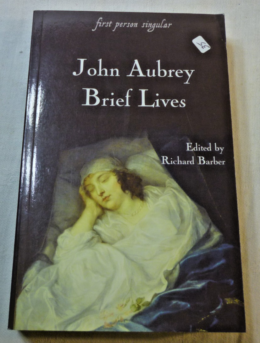 Brief Lives Paperback Richard, Aubrey, John Barber PB. 19505
