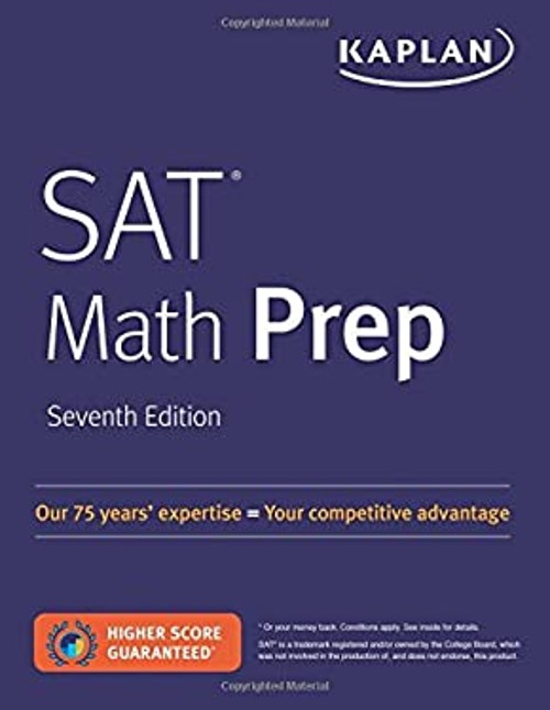 SAT Math Prep Paperback Kaplan Test Prep