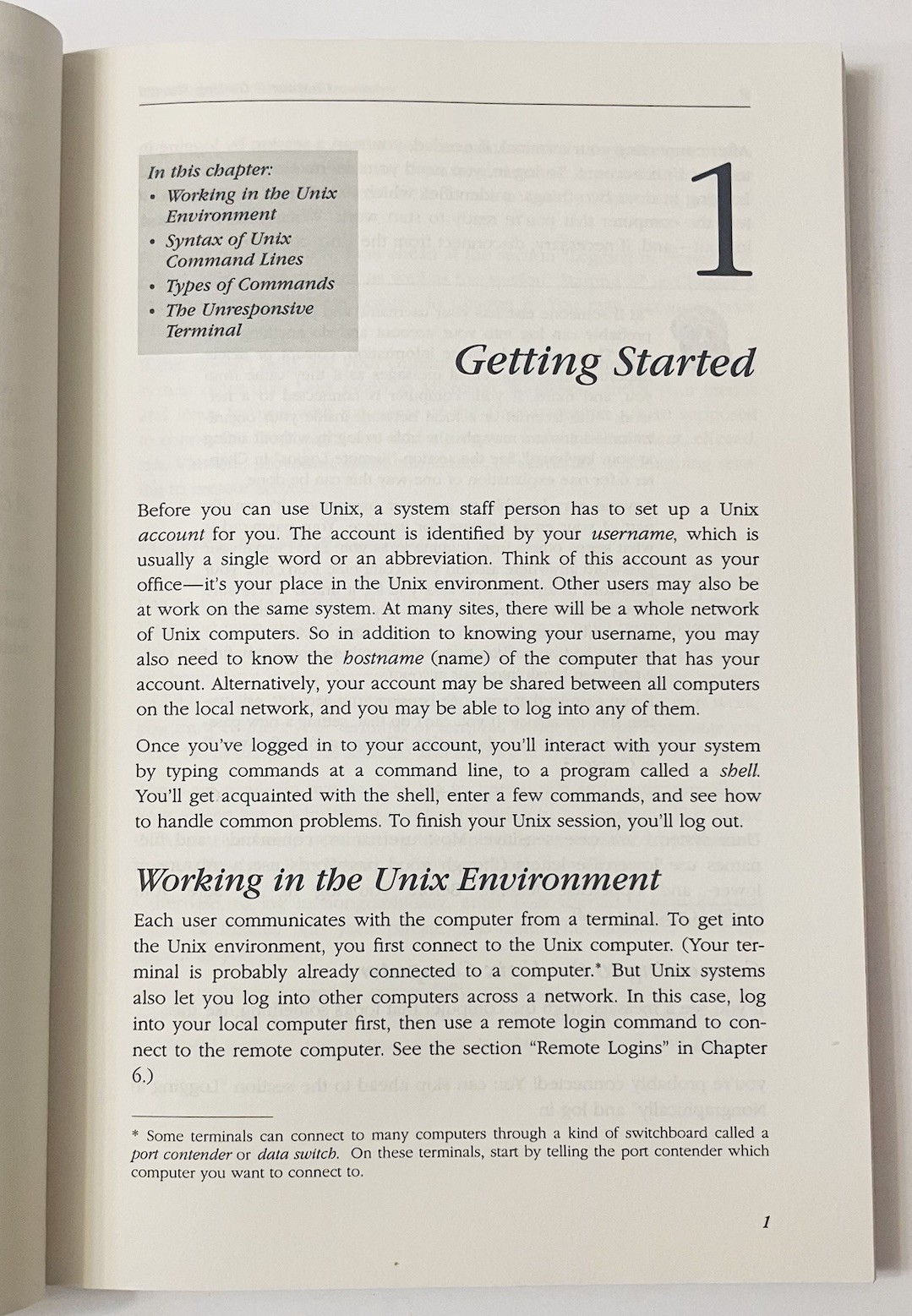 Learning the Unix Operating System 5th Ed O’Reilly Peek Todino Strang PB 2002 VG