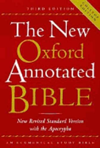 New Oxford Annotated Bible-NRSV-College by PhD Coogan, Michael D: Used