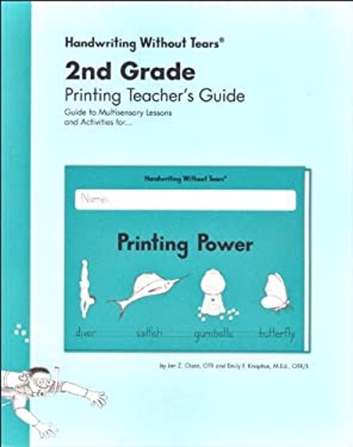 2nd Grade Printing Teacher’s Guide Paperback Emily F., Olsen, Jan