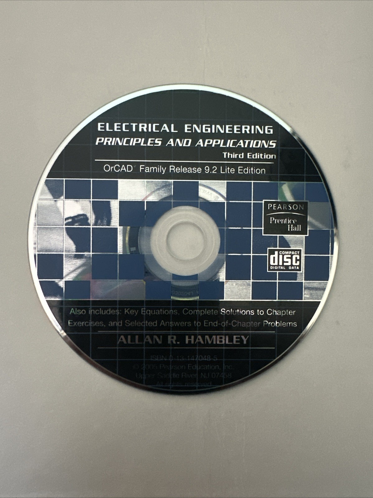 Electrical Engineering, Principles and Applications, 3rd Ed, Hardcover CD-ROM