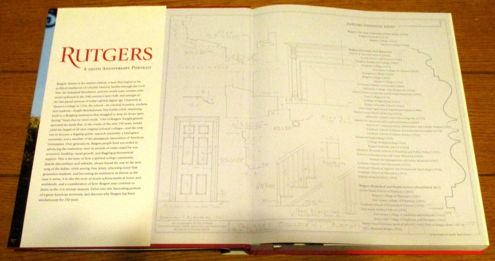2015 Rutgers A 250th. Anniversary Portrait Book H/C + 2015 Rutgers Magazine