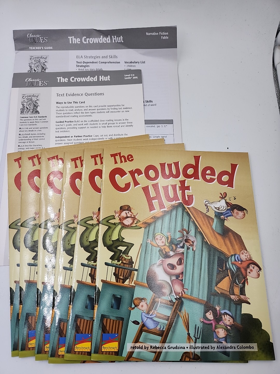 Benchmark Education Text Connections F/9 (6) “The Crowded Hut ” Homeschool