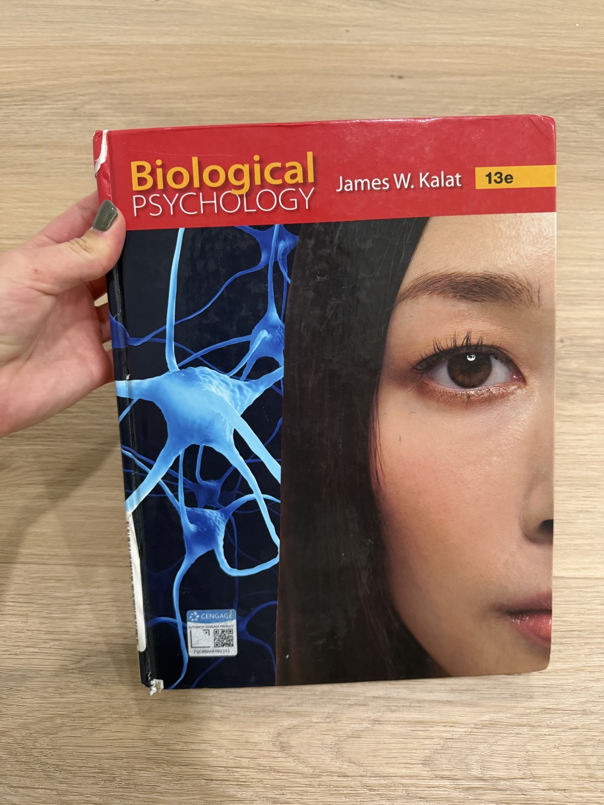Biological Psychology Textbook by James Kalat, Hardcover 13th edition