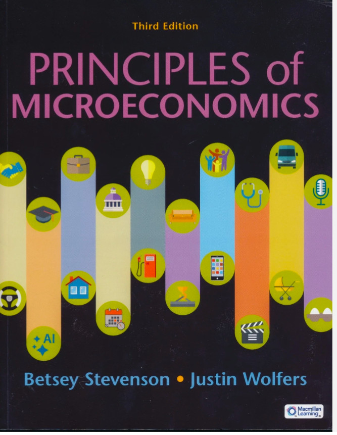 9781319577636 Principles of Microeconomics Third 3rd Edition Stevenson & Wolfers
