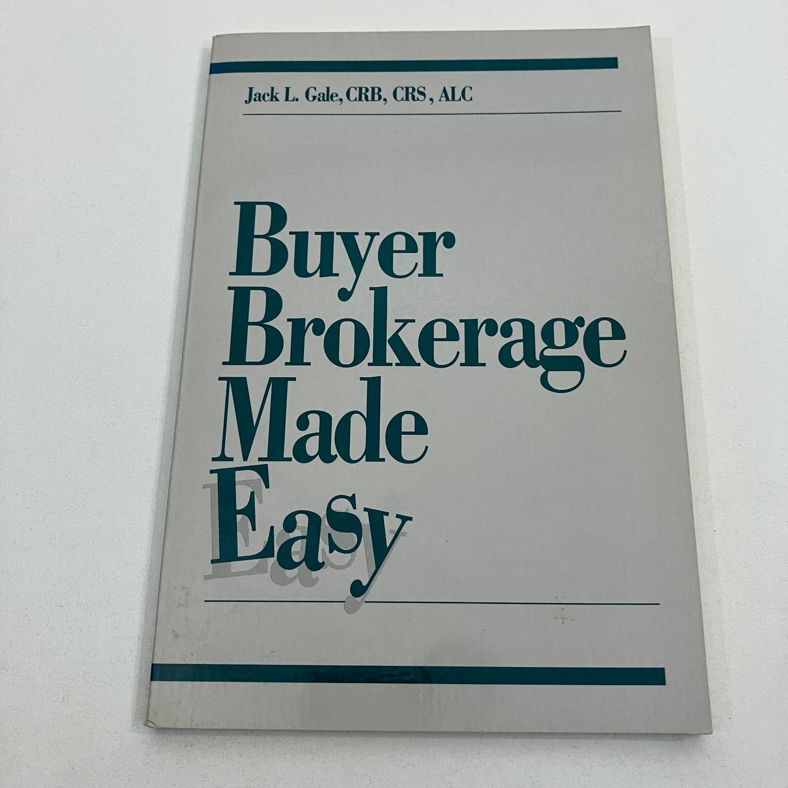 Jack L. Gale Buyer Brokerage Made Easy Trade Paperback 1991 First Printing GOOD