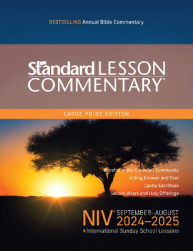 NIV Standard Lesson Commentary Large Print Edition 2024-2025 – GOOD