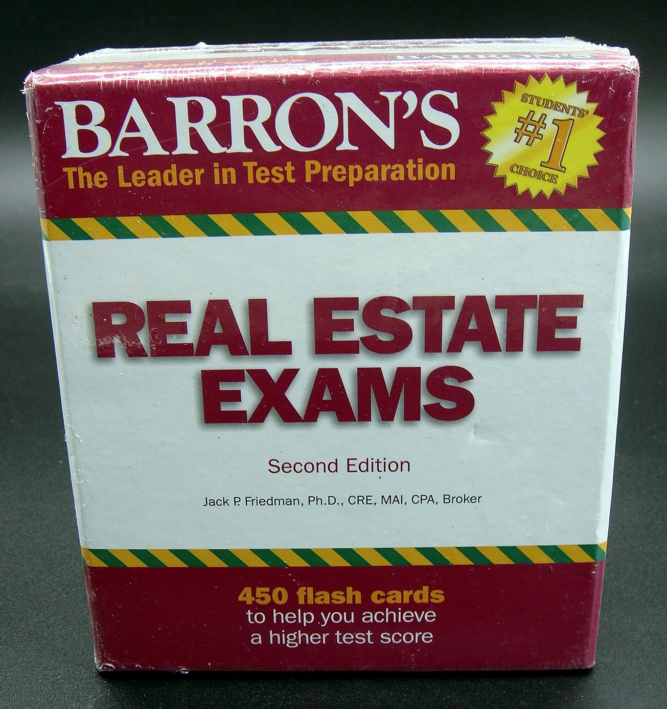 Barron’s Real Estate Exam Flash Cards 2nd Edition Complete Sealed