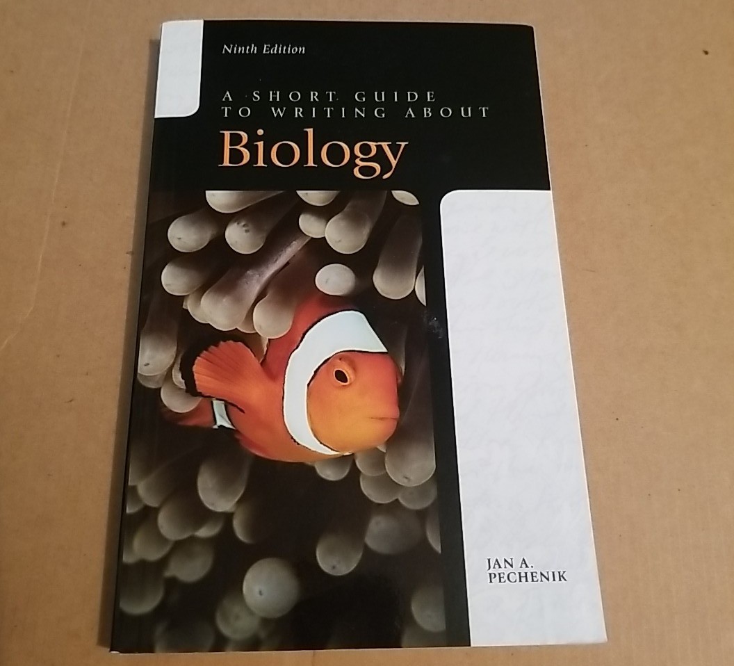 Short Guide to Writing about Biology 9th edition Jan Pechenik LIKE NEW