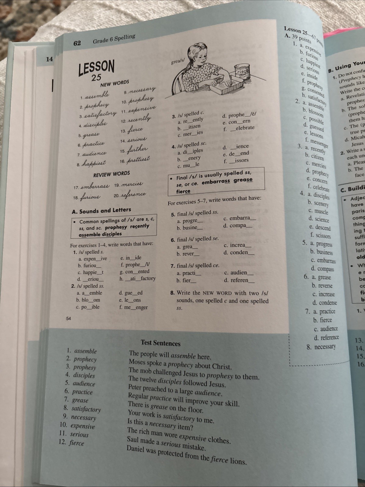 Spelling by Sound and Structure 6 Rod and Staff Teacher’s Manual & Student Text