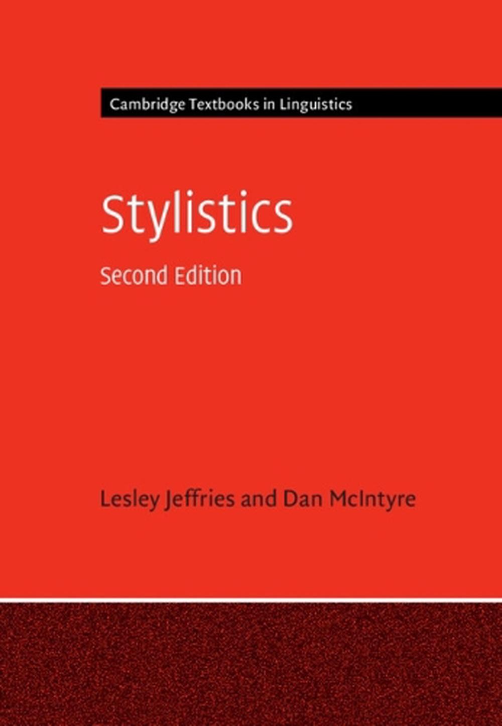 Stylistics by Lesley Jeffries Paperback Book