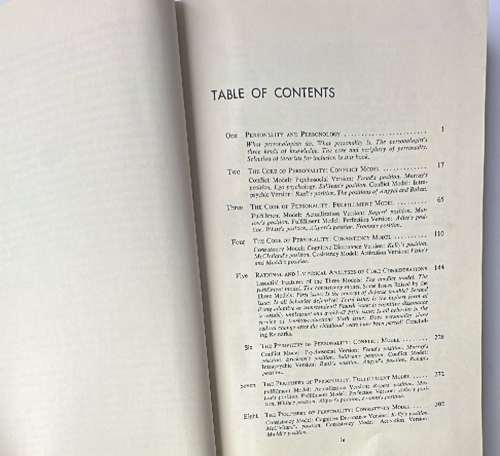 Personality Theories A Comparative Analysis Salvatore Maddi 1968 Dorsey Press Ha