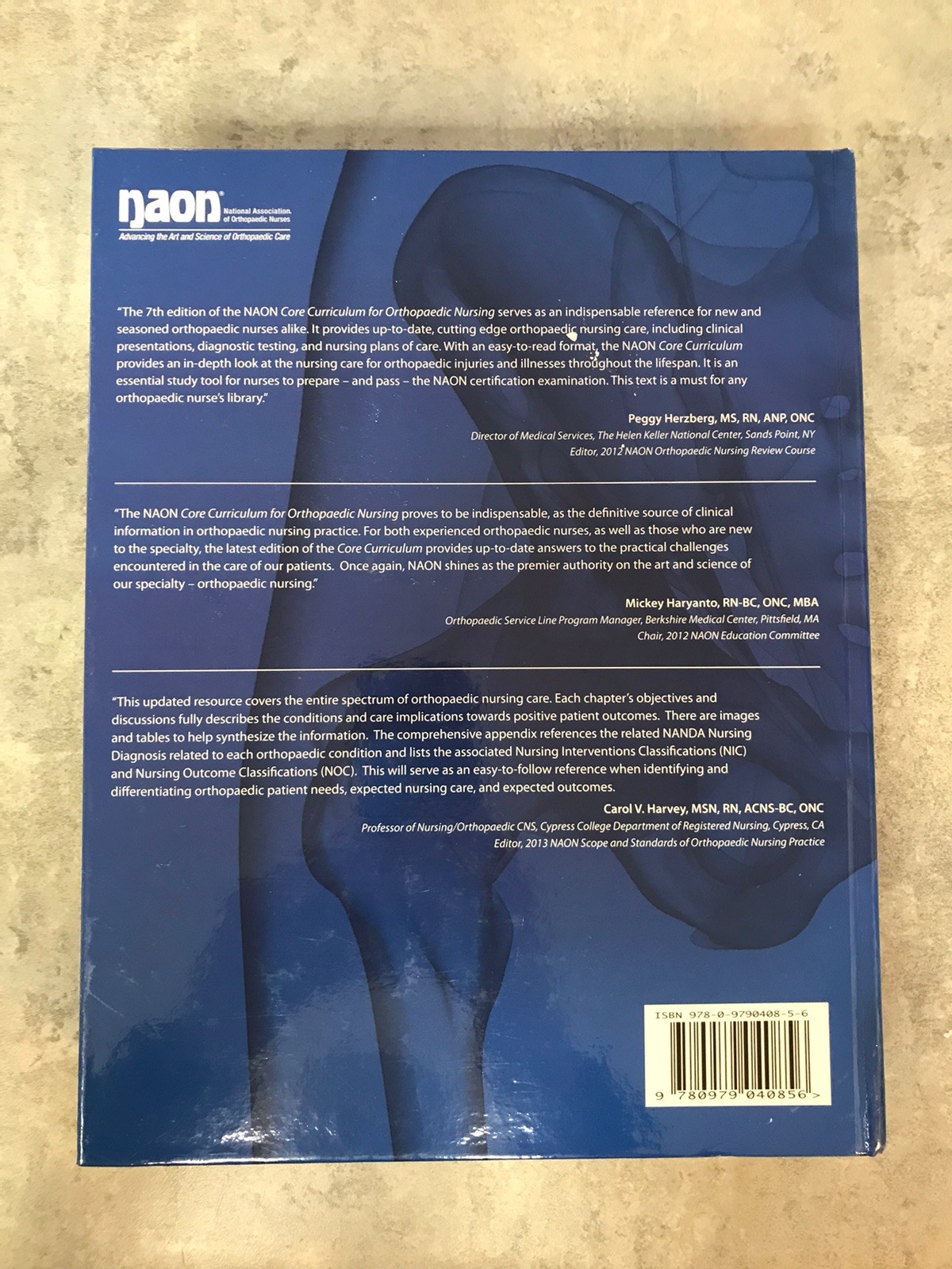 NAON Core Curriculum for Orthopaedic Nursing
