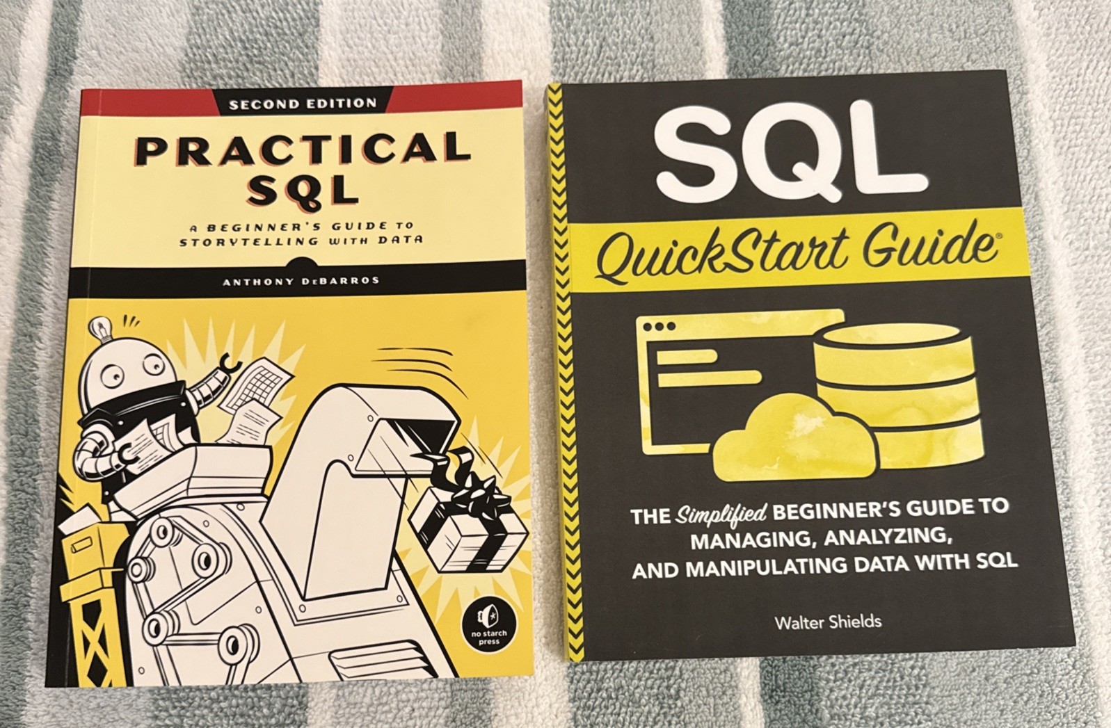 2 Lot Practical SQL 2nd Ed Anthony DeBarros SQL QuickStart Guide Walter Shields