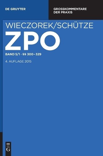 §§ 300-329 (Hardback) Großkommentare Der Praxis