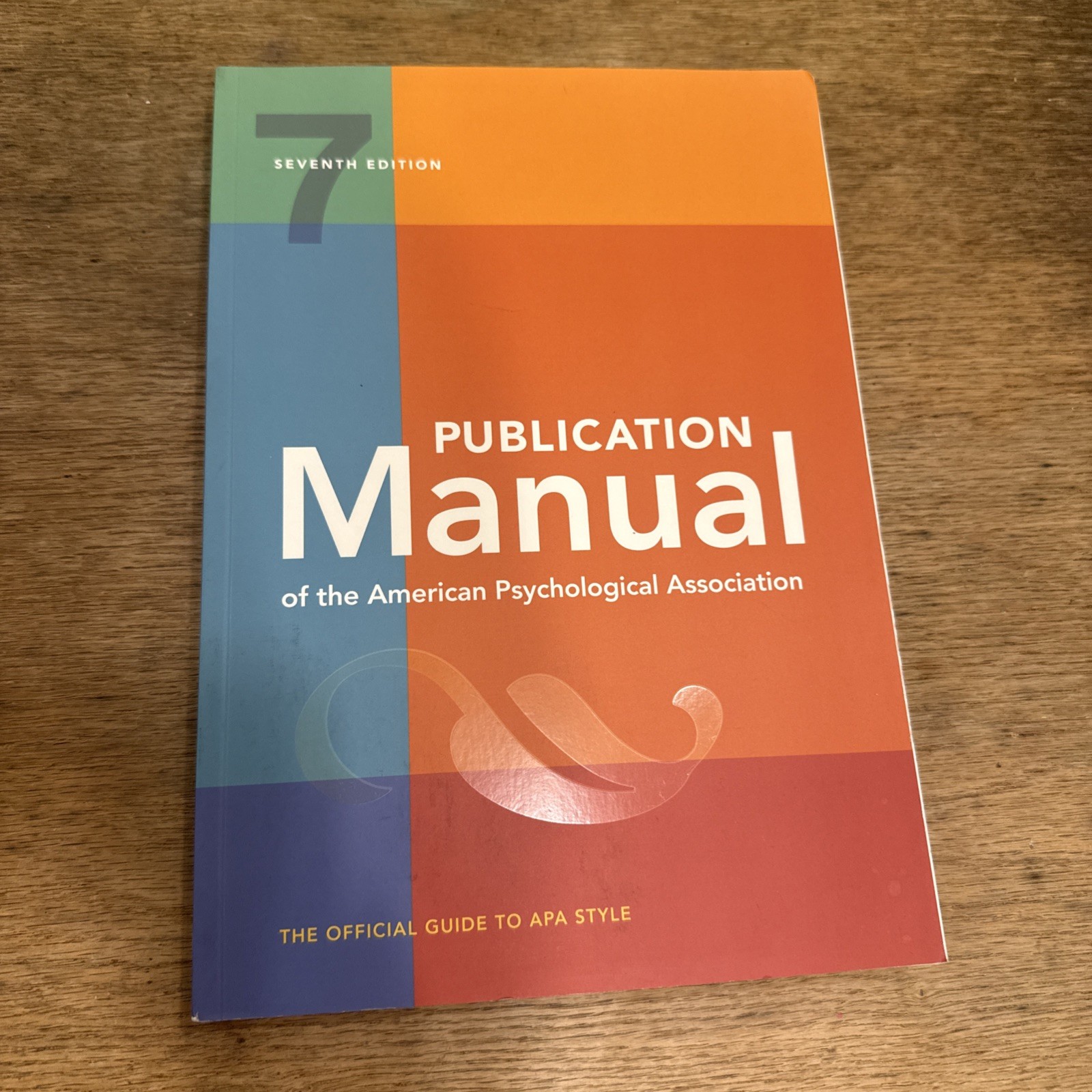 American Psychological Association APA 7th Ed Publication Manual – CLEAN & EUC