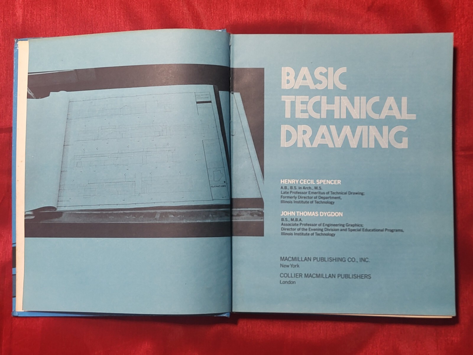 Vintage Basic Technical Drawing Book by Spencer/Dygdon Hardcover