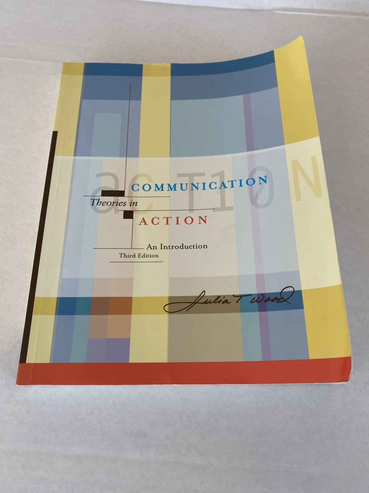 Communication Theories in Action Julia T Wood 3rd Edition 1996 Paperback