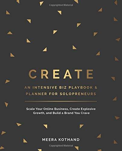 CREATE An Intensive Biz Playbook Planner: Scale Your Online Business, C – GOOD