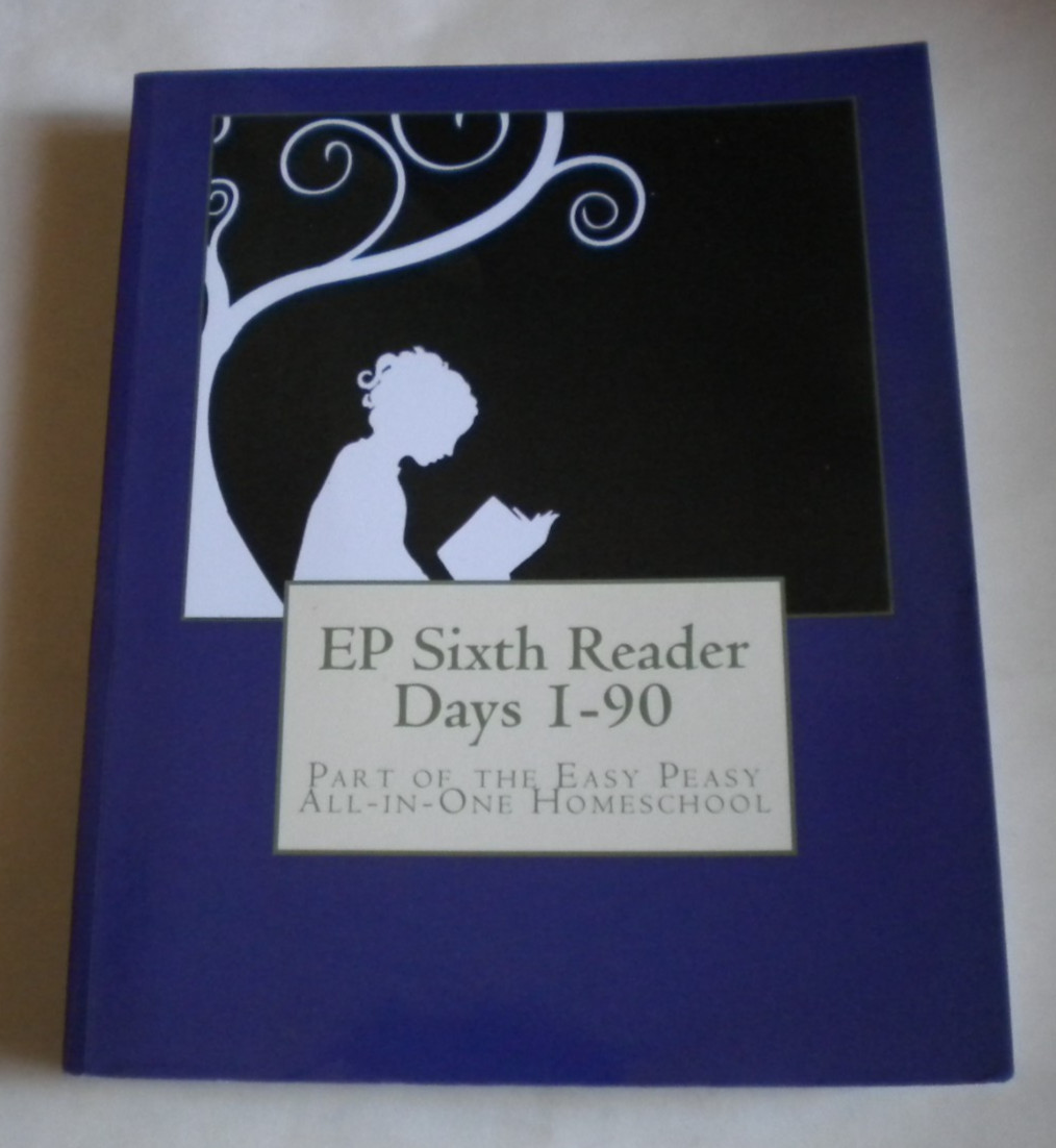 ^EP Sixth Reader Days SET 1-90 91-180 Workbook Easy Peasy All-In-1 Homeschooling