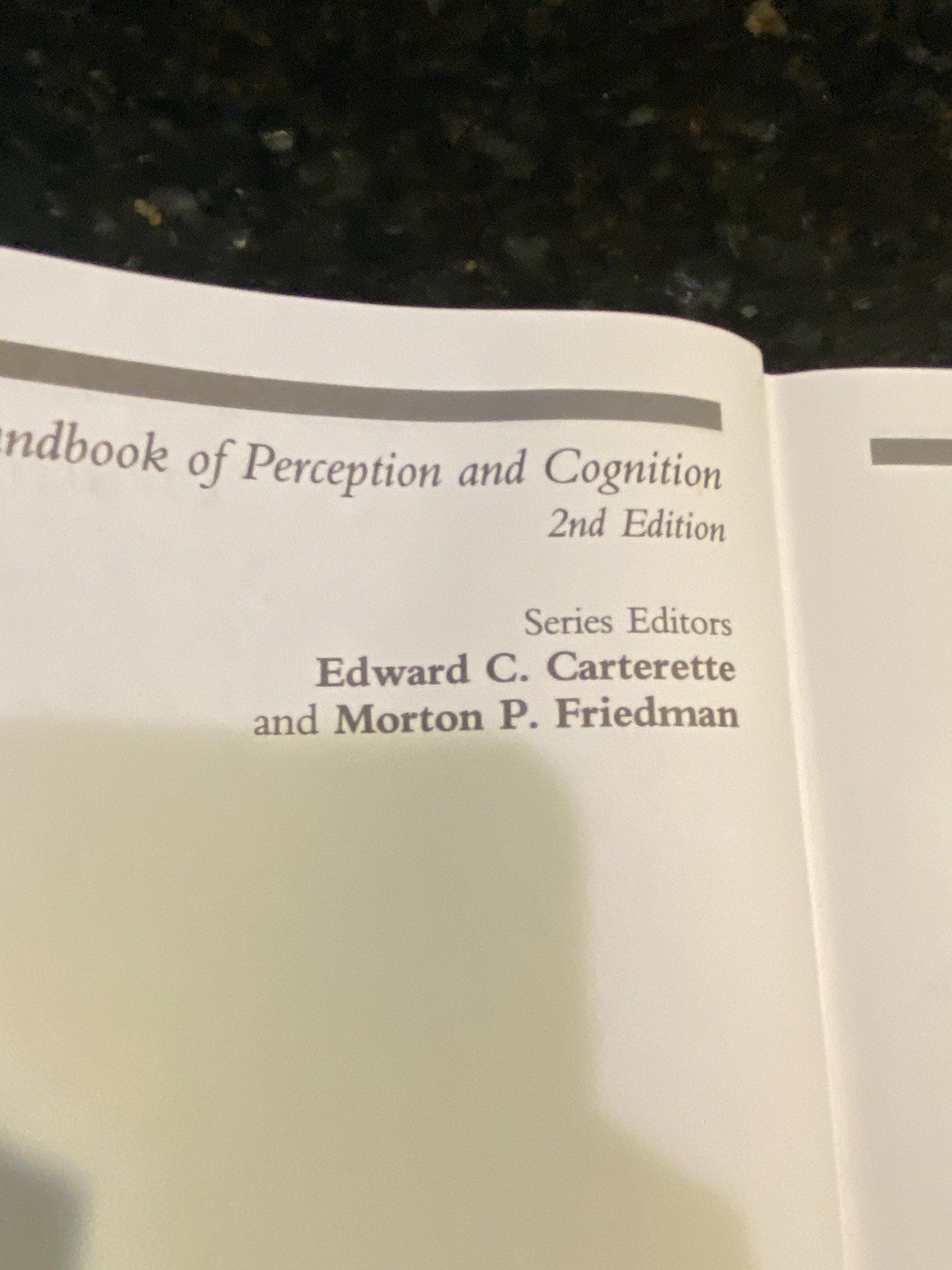 Handbook of Perception and Cognition, Second Edition Ser.: Hearing by Brian…