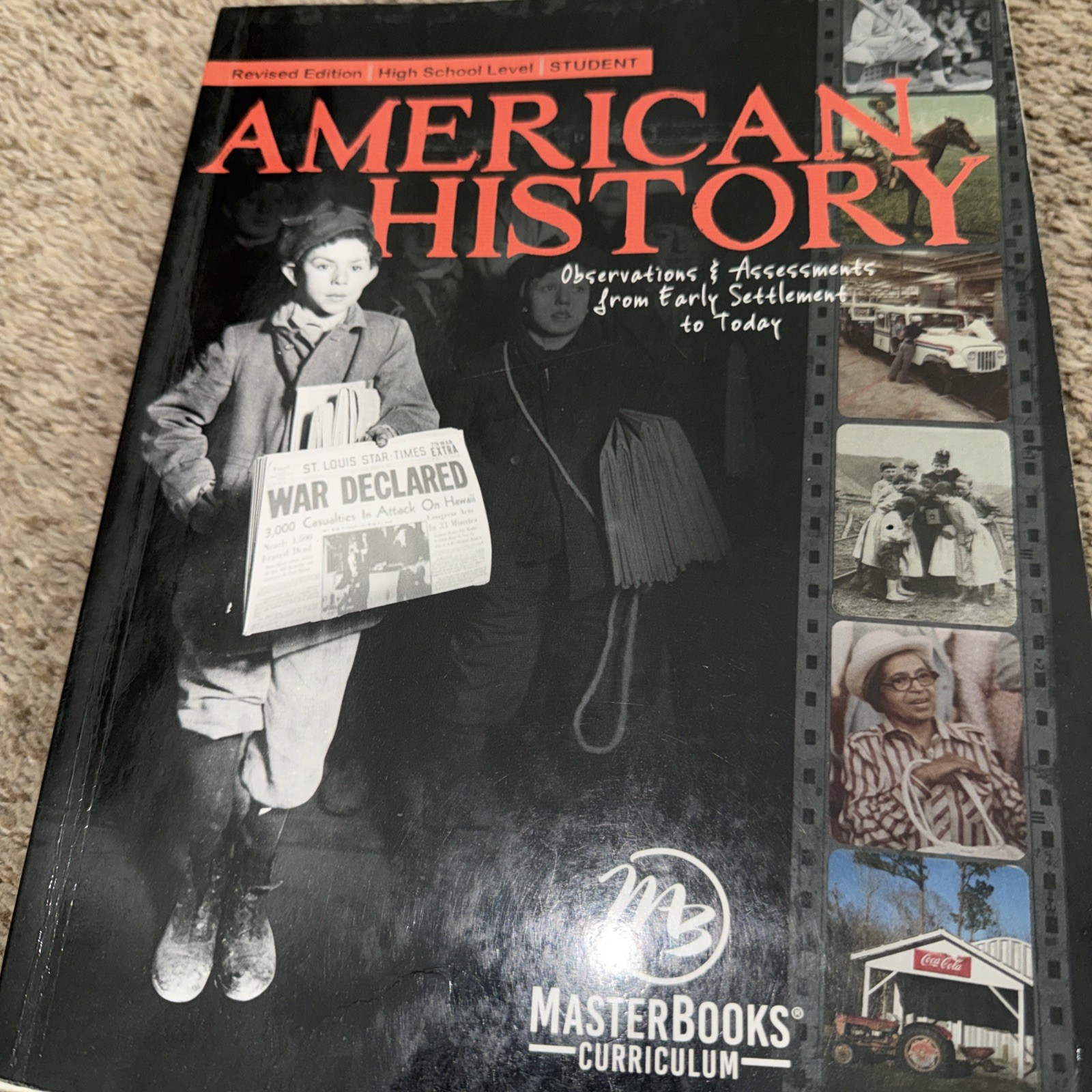 Master Books American History High School Revised Edition Paperback
