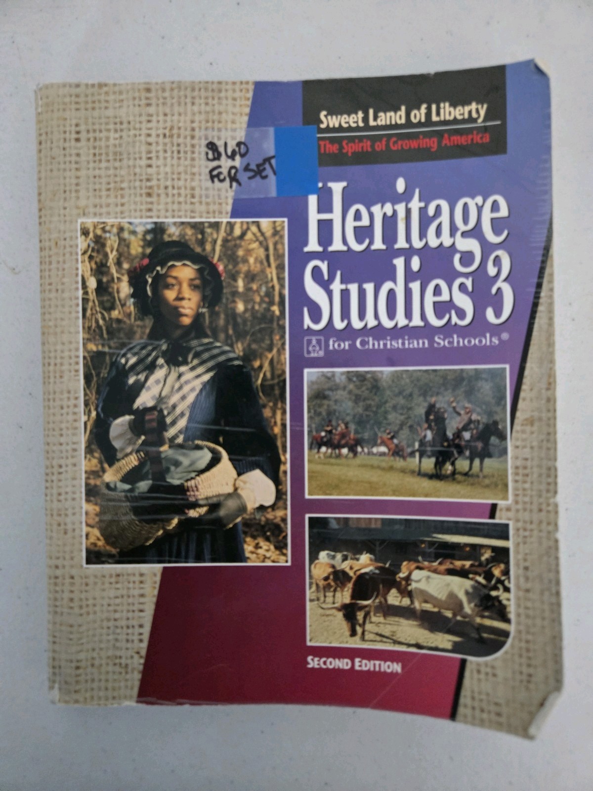BJU Heritage Studies 3 Second Edition Complete Set, Teacher’s Guide Etc.