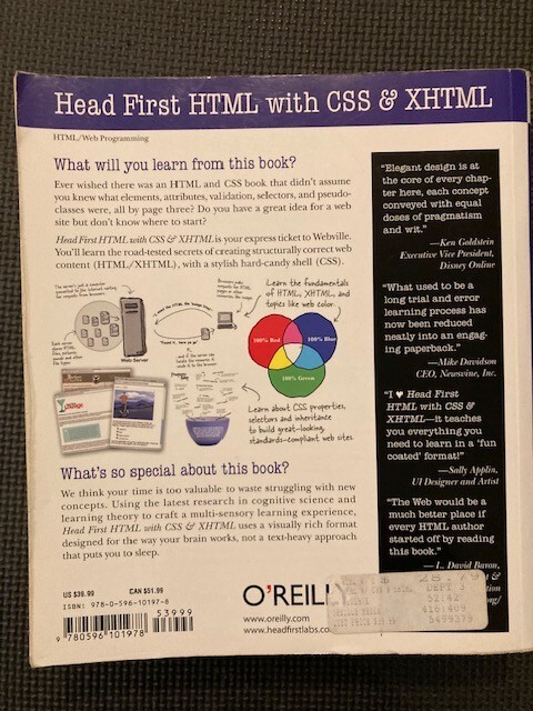 Head First HTML with CSS & XHTML by Freeman, Elisabeth; Freeman, Eric Coding Web