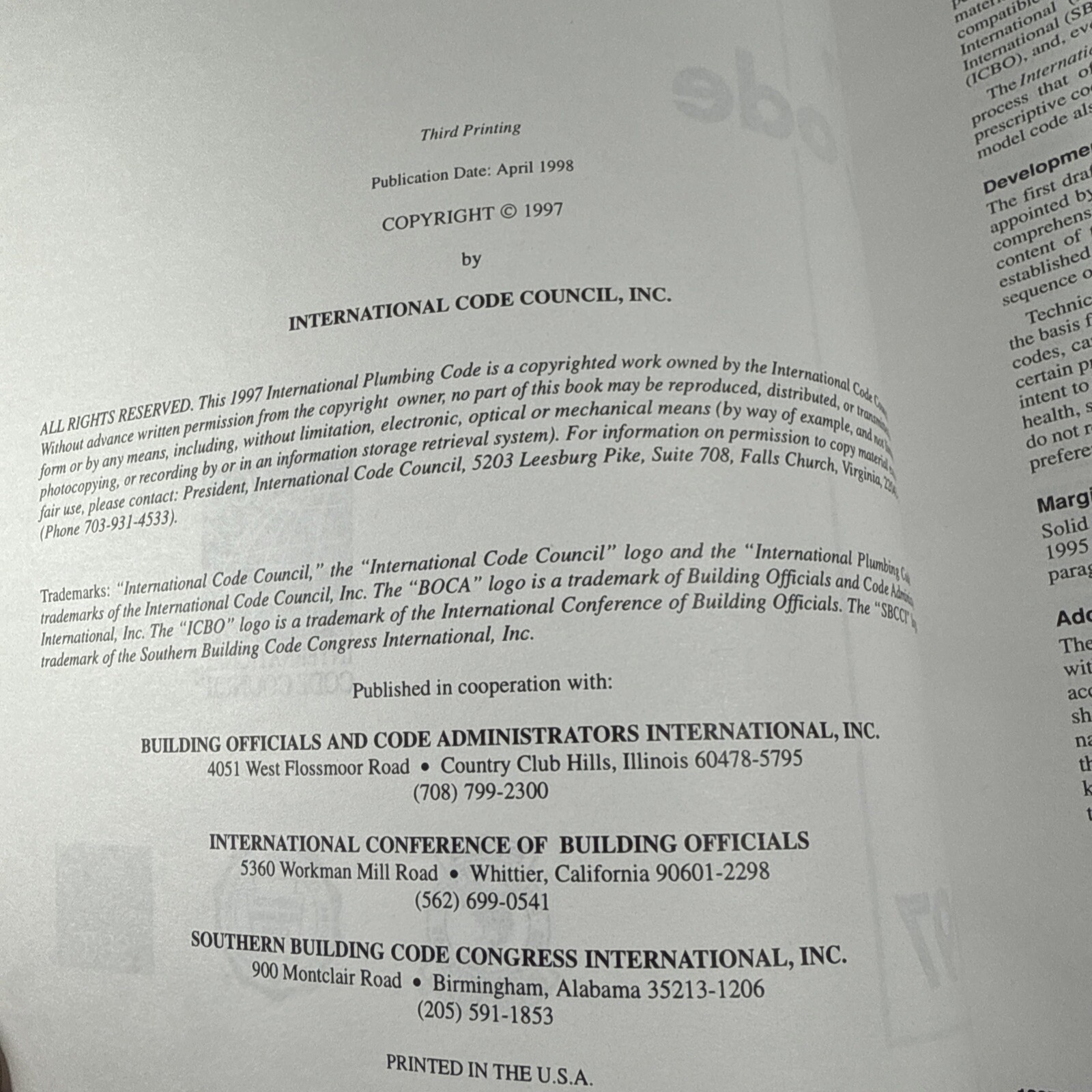 International Plumbing Code 1997 (International Code Council Series)