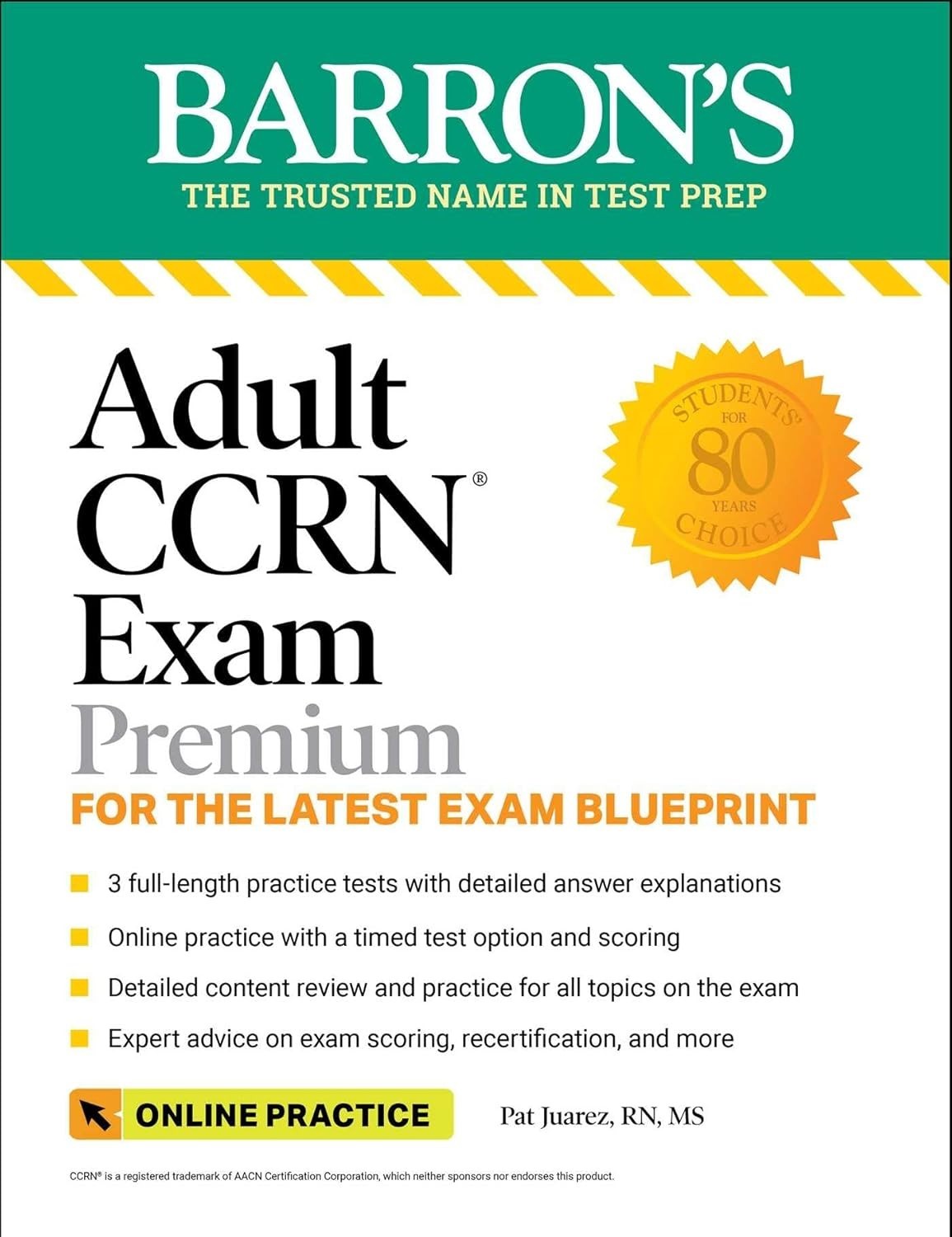 Adult CCRN Exam Premium: Study Guide for the Latest PAPERBACK USA STOCK
