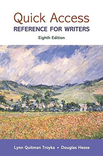 Quick Access (8th Edition) – Paperback By Troyka, Lynn Quitman – VERY GOOD