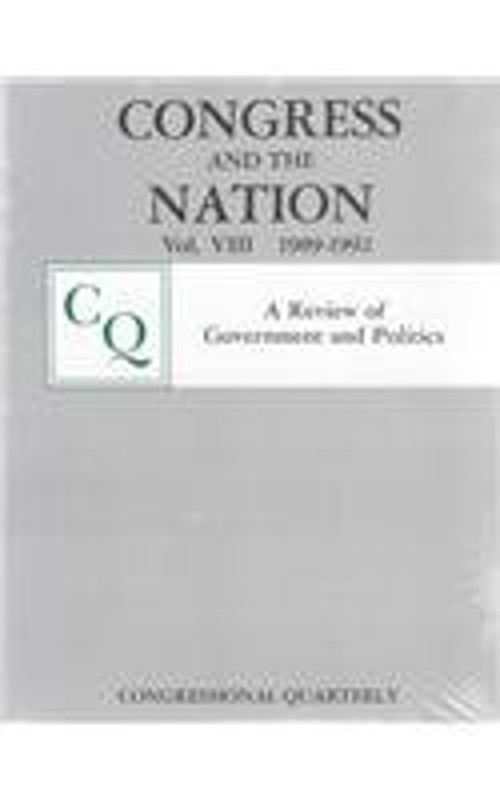 Congress and the Nation VIII : 1989-1992 Hardcover Not Applicable