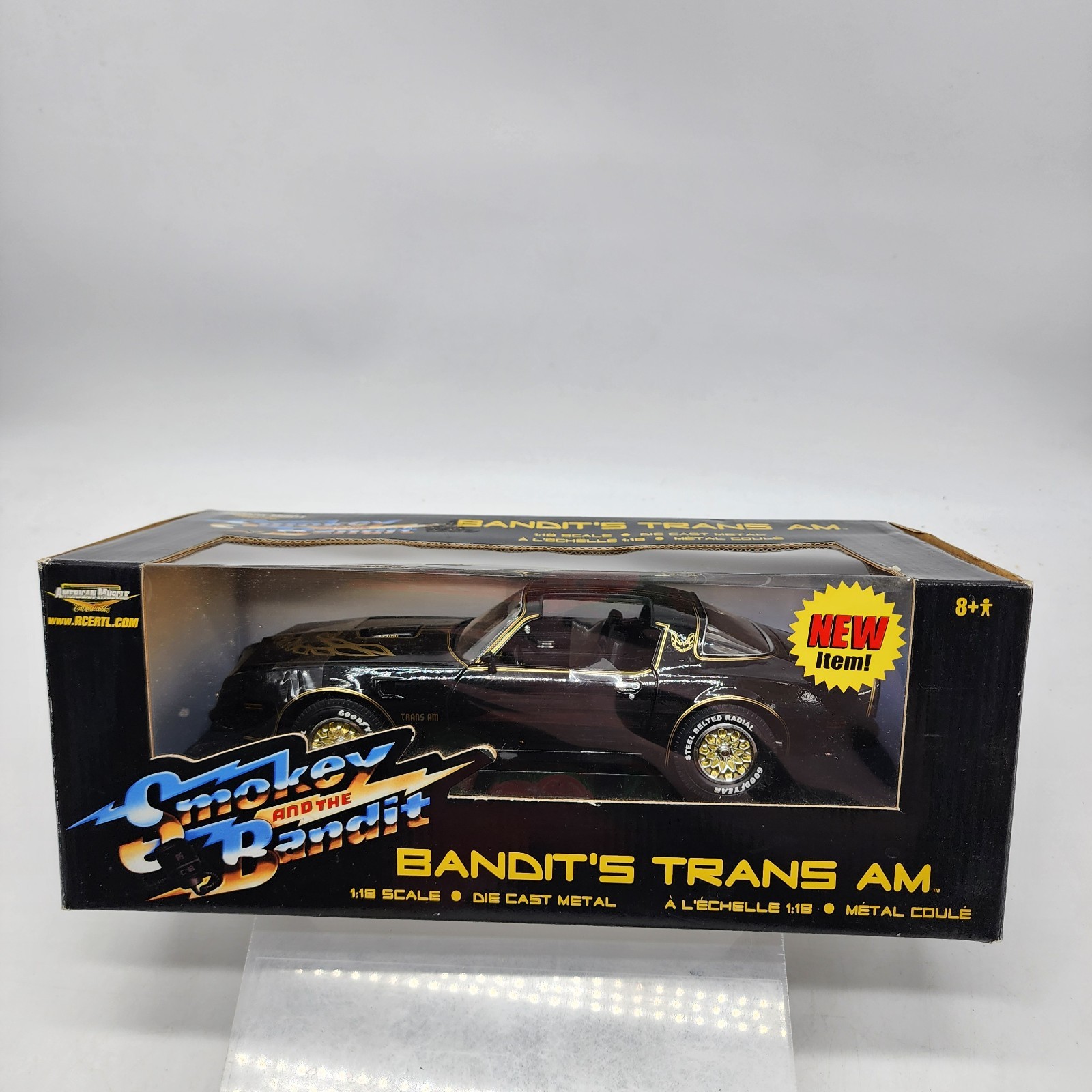 DEFECTIVE 4Z ERTL American Muscle 118 Smokey And The Bandit Bandits Tran G3D