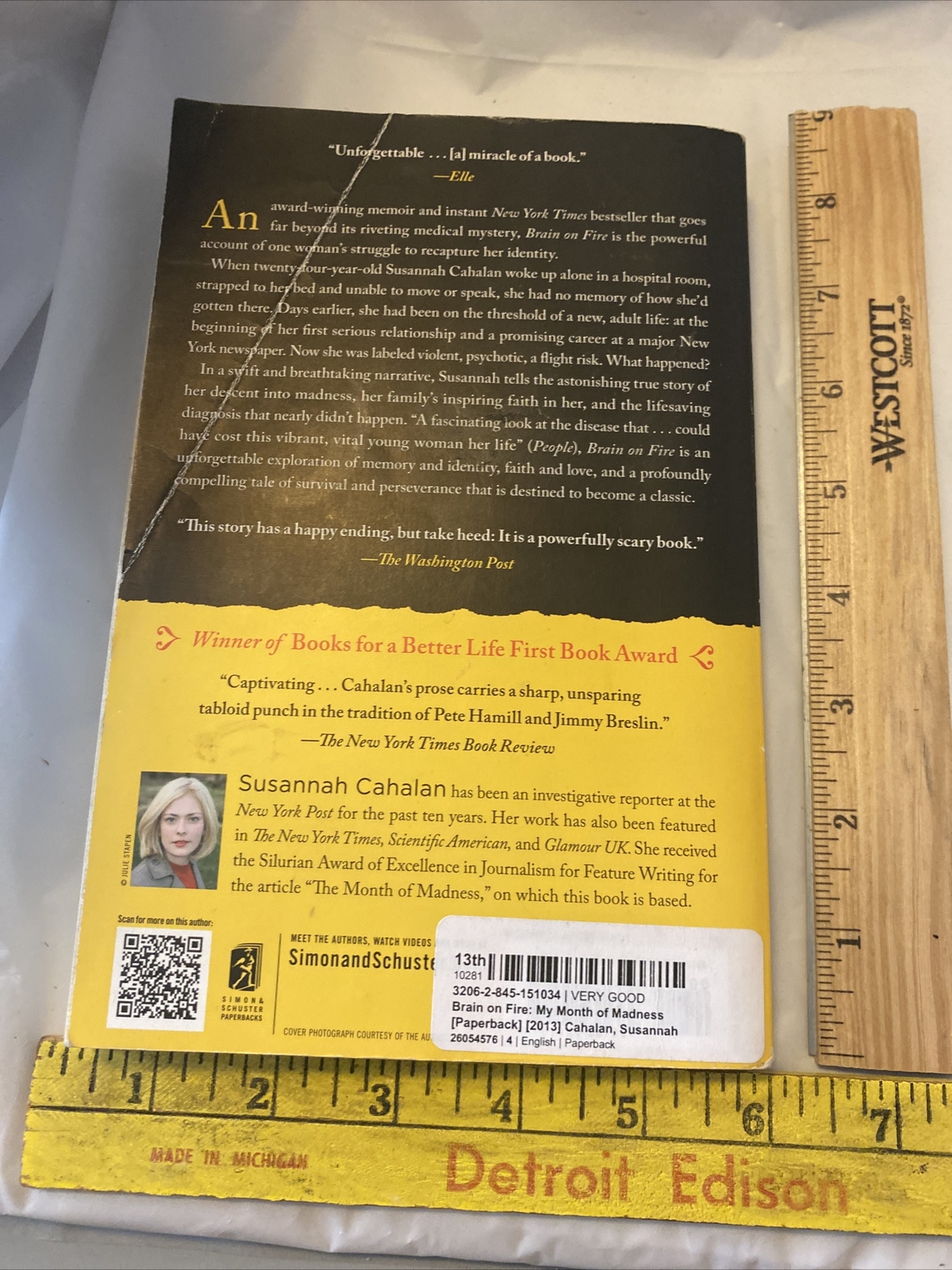 Brain on Fire – Susannah Cahalan (Paperback, 2012)