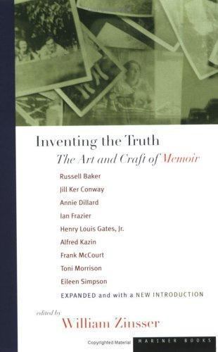 Inventing the Truth: The Art and Craft of Memoir William Zinsser paperback Used