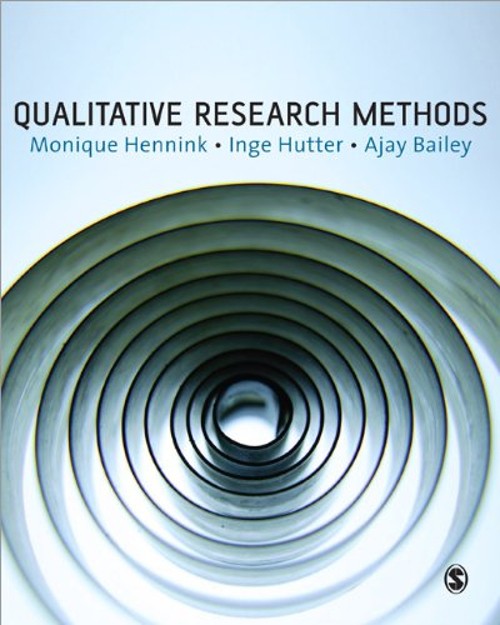 Qualitative Research Methods Inge, Hennink, Monique, Bailey, Ajay