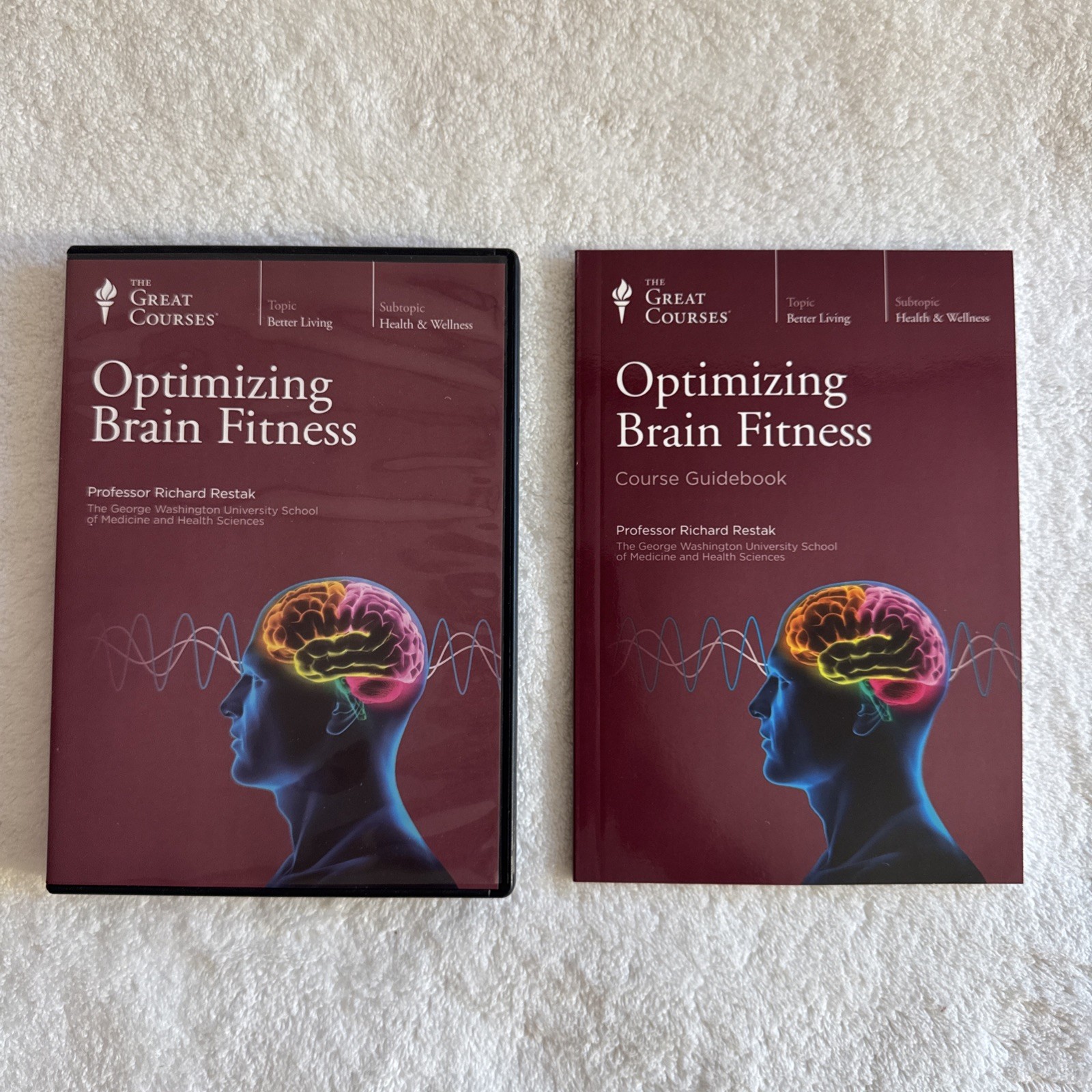 The Great Courses Optimizing Brain Fitness DVD and Course Guidebook NEW