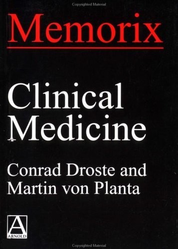 Memorix Clinical Medicine: 1 (Memorix … by von Planta, M. Paperback / softback