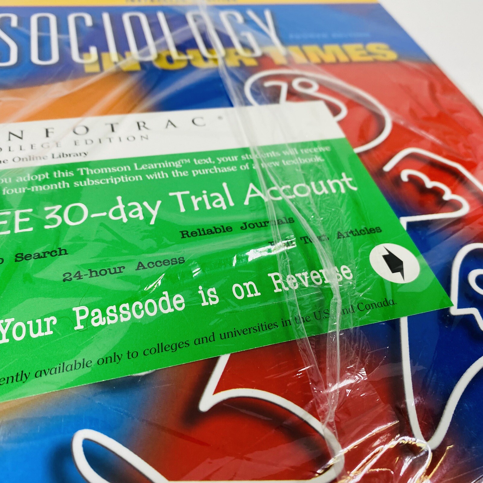 Sociology in Our Times Instructor’s Edition 4th Ed. Diana Kendall Factory Sealed